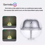 Serindia USB สตาร์รี่เครื่องฉายความชื้นในอากาศเดสก์ทอปเดสก์ท็อปไฟกลางคืนสำนักงานสากล