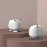 Serindia 260 มิลลิลิตรเลื่อนกวางอัลตราโซนิกอากาศความชื้นน้ำมันหอมระเหยกระจายน้ำมันหอมระเหยสำหรับบ้านรถ USB เครื่องตัดหมอกด้วย LED ไฟกลางคืน