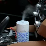 Serindia ความชื้นในอากาศ 250ml พร้อมไฟกลางคืน LED USB Fogger สำหรับรถยนต์โฮมออฟฟิศ