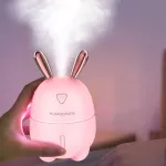 300ml Mini Air Humidifier Cute Rabbit Usb I L Difr Nit Lit Car Office Air Ifier Mist Maer