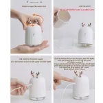 Hi Quity 220ml Ultrasonic Air Humidifier I L Difr for Home Car USB Fogger Mist Maer with LED NIT