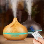 Humidifier Electric Air Difr Wood Grain Ultrasonic Air Humidifier I L Therapy Mist Maer Home