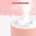 White Snow Mountain Humidifier 500ml ULTRASONIC USB Air Difr Soothing Lit Therapy Humidificador Home Difusor