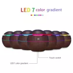 Electric Air Humidifier I L Difr Ultrasonic Wood Grain Humidifier Usb Home Mini Mist Maer Led Lit For