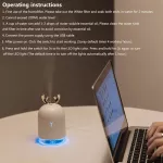 Hi Quity 220ml Ultrasonic Air Humidifier I L Difr For Home Car Usb Fogger Mist Maer With Led Nit