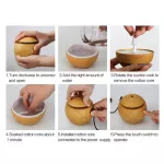 Usb Humidifier I L Difr Ultrasonic Cool Mist Humidifier Air Ifier 7 Cr Ce Led Nit Lit