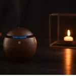 Electric Air Humidifier I L Difr Ultrasonic Wood Grain Humidifier Usb Home Mini Mist Maer Led Lit For