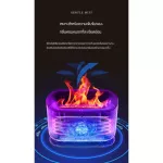 Flame Aroma Diffuser Humidifier เดสก์ท็อป Aroma Diffuser 3D จำลอง สองสี Flame Diffuser น้ำมันหอมระเหยในครัวเรือน Aroma Diffuser เครื่องหอมเครื่องหอม