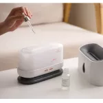 Flame Aroma Diffuser Humidifier เดสก์ท็อป Aroma Diffuser 3D จำลอง สองสี Flame Diffuser น้ำมันหอมระเหยในครัวเรือน Aroma Diffuser เครื่องหอมเครื่องหอม