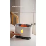 Flame Aroma Diffuser Humidifier เดสก์ท็อป Aroma Diffuser 3D จำลอง สองสี Flame Diffuser น้ำมันหอมระเหยในครัวเรือน Aroma Diffuser เครื่องหอมเครื่องหอม
