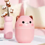 Becao 200ml Air Humidifier น่ารัก Kawaiil Aroma Diffuser Night Light Cool Mist สำหรับห้องนอนรถบ้านพืชเครื่องฟอกอากาศ Humificador