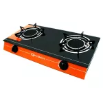 OXYGEN เตาแก๊สหน้ากระจกหัวอินฟราเรด รุ่น X-3300 สีส้ม