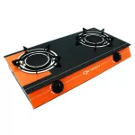 OXYGEN เตาแก๊สหน้ากระจกหัวอินฟราเรด รุ่น X-3300 สีส้ม