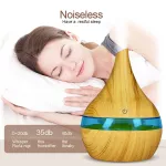 USB, air, moisture, fire, electric fragrance, ultrasonic wood, essential oils, essential oils, essential oils, cold fog for 300 milliliters of car.