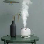 Becao 260 มิลลิลิตรเลื่อนกวางอัลตราโซนิกอากาศความชื้นน้ำมันหอมระเหยกระจายน้ำมันหอมระเหยสำหรับบ้านรถ USB เครื่องตัดหมอกด้วย LED ไฟกลางคืน