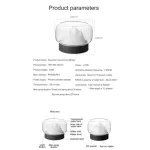 Becao ใหม่ Aroma Diffuser พร้อม Warm LED Humidifier