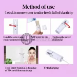 จัดส่งฟรี ส่งจากไทย 1-4 วัน ได้รับของ 20 ml ใช้อบไอน้ำเพิ่มความชุ่มชื้นผิวหน้า Nano Water Sprayer Face Skin Care Atomization Moisturizing Steamer