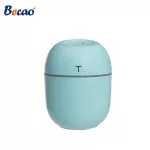 BECAO 2020 Ultrasonic Mini Air Humidifier 200ml Aroma Essential Oil Diffuser for USB Fogger Mist Maker with LED LED lamps