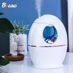 Becao 800Ml Ultrasonic Air Humidifier Humidificador Aroma Essential Oil Diffuser Air Fresher Fogger พร้อมไฟ LED สำหรับโฮมออฟฟิศ