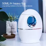 Serindia 800Ml Ultrasonic Air Humidifier Humidificador Aroma Essential Oil Diffuser Air Fresher Fogger พร้อมไฟ LED สำหรับโฮมออฟฟิศ