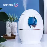 Serindia 800Ml Ultrasonic Air Humidifier Humidificador Aroma Essential Oil Diffuser Air Fresher Fogger พร้อมไฟ LED สำหรับโฮมออฟฟิศ
