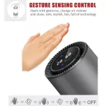 Serindia GIAHOL เครื่องฟอกอากาศที่มีแผ่นกรอง HEPA อากาศบริสุทธิ์ไอออนลบเครื่องฟอกอากาศในรถยนต์ที่มีแสงอินฟราเรดเหมาะที่สุดสำหรับรถยนต์โฮมออฟฟิศ