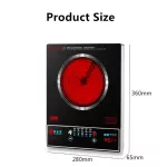 Intelligent household electric rice cooker, stir -fried multi -function, electromagnetic, light wave, noise, small boiler, electric stove