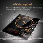 Electromagnetic stove 2100w, intelligent household, energy saving energy, 8 -speed food, micro -crystal lines, electromagnetic stoves