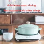 Electromagnetic stove, height 2200w home smart touch, 9 levels of firing power, stable heat, rapid heat, electromagnetic stove, waterproof and easy to clean.