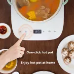 Electromagnetic stove, height 2200w home smart touch, 9 levels of firing power, stable heat, rapid heat, electromagnetic stove, waterproof and easy to clean.