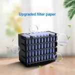 Portable small air conditioner fan USB Air Cooller 7 Color LED LED Light, Office, Silent, Cooling Fan with Desk Top