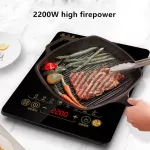 Electromagnetic stove New home smart, high energy function, built -in battery stove