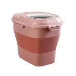 Rice storage box Rice tanks/grains, moisture storage, capacity 15 kg. Can add pet feed. The bucket can be folded with wheels.