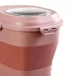 Rice storage box Rice tanks/grains, moisture storage, capacity 15 kg. Can add pet feed. The bucket can be folded with wheels.