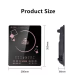 Anju 2200W สมาร์ท TOUCH เตาแม่เหล็กไฟฟ้าในครัวเรือนมัลติฟังก์ชั่เตาไฟฟ้าความร้อนหมดเวลานัดหมาย Fire Boiler High Power เตาแม่เหล็กไฟฟ้า