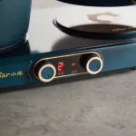 เตาแม่เหล็กไฟฟ้าหัวคู่เตาแม่เหล็กไฟฟ้า infinite ลูกบิดปรับอุณหภูมิ high power ผัดในครัวเรือนเตาแม่เหล็กไฟฟ้า DCL-A16G2