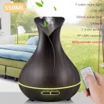 550ml Wood Grain I L Difr Ultrasonic Air Humidifier Difr Therapy Humidifier Xiomi Mist Maer Led Lit