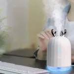 SEARIDE 220ML USB DIFR I L Car Air Humidifier Ultrasonic 7 CR CE LED NIT LIT COOL MIST for Home