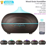 400ml I L Difr Ultrasonic Air Humidifier For Xiomi With Wood Grain Rote Control For Office Home