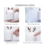 SEARIDE 220ML USB DIFR I L Car Air Humidifier Ultrasonic 7 CR CE LED NIT LIT COOL MIST for Home