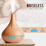 400ml Usb Electric Humidifier I L Difr Ultrasonic Xiomi Wood Grain Air Humidifier Usst Maer Led Lit