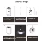 Home Air Humidifier 1l 3000mah Portable Wireless Usb Water Mist Difr Life Ow Therapy Humidificador