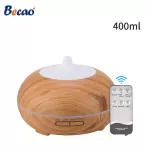 Becao Electric Aroma Diffuser Essential oil diffuser Air Humidifier Ultrasonic รีโมทคอนโทรล สี LED Lamp Mist Maker Home