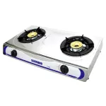 Serrano, gas stove, stainless steel, brass head, model K-000