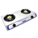 Serrano, gas stove, stainless steel, brass head, model K-000