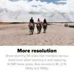 GoPro HERO9 Black กล้อง Action Camera กันน้ำได้สูงสุด 10 เมตร ถ่ายวีดีโอ 5K, Full HD 240fps ภาพนิ่ง 20MP โหมดกันสั่น HyperSmooth 3.0 ในตัว