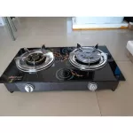 เตากระจก Sunshine สวย ทน หรูหรา ราคาพิเศษ 2490 บแถมฟรี สายวาวปรับแรงดันแก้ส ลักกี้เฟลม มูลค่า 350 บ