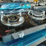 เตาแก๊สหน้ากระจก Sunshine สวย หรูหรา ทนทาน หัวหนาพิเศษ หัวเตา 2 ด้านไม่เหมือนกัน ด้านหนึ่งหัวอินฟาเรท อีกด้านหัวทองเหลืองขึ้นไฟ ใช้งานง่าย หรูหราทนทาน