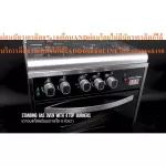 LUCKYFLAMEเตาปรุงอาหารแก๊สLF-452SSเตาอบ/เตาย่างพร้อมด้วยหัวเตาสำหรับปรุงอาหาร4หัวเตา3ขนาดจ65Lแถมเครื่องฟอกอากาศฝุ่นPM2.5LUCKYFLAMEเตาปรุงอาหารแก๊สLF-4