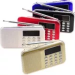 Music D.J. L218 วิทยุลำโพงพกพาขนาดเล็ก รองรับ USB/SD/FM/MP3 ฟังธรรมะได้ มีไฟฉาย ประกันศูนย์ 1 เดือน